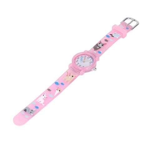 Atyhao Montre Pour Enfants Montre D Pour Enfants Bracelet Chaton De