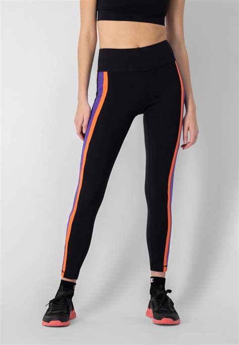 Champion Capri C Sport Leggings Hosen Blackschwarz Zalandoat