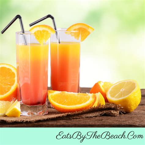 Sex On The Beach Cocktail A Classic Tropical Cocktail Eats By The Beach