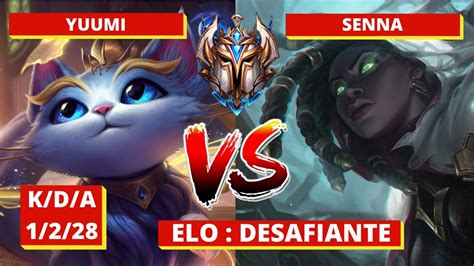 Yuumi Vs Senna Sup Desafiante Br League Of Legends Patch Youtube