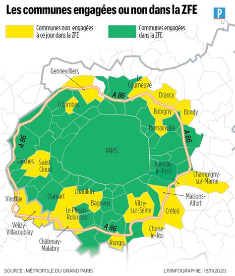 France Low Emission Zones Map