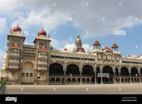 Inside The Maharajas Palace Compound Front Elevation Of The Maharaja