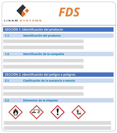 Fichas De Datos De Seguridad FDS