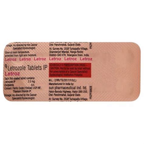 Letroz Letrozole Mg Tablet X At Rs Box In Nagpur Id