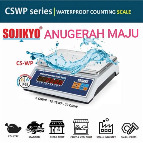 Jual Timbangan Digital Waterproof SOJIKYO 30Kg 15kg 6kg Shopee Indonesia