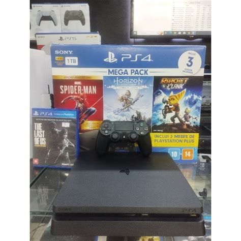 Ps Playstation Slim Jogo Sua Escolha E Controle Semi Novo A