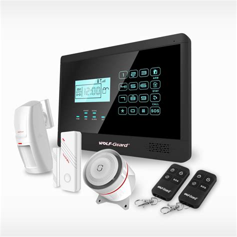 Smart Home Devices Touch Screen Burglar Home Security Alarm System With