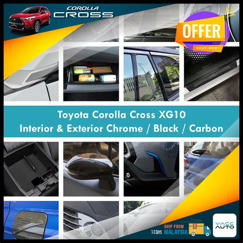 Toyota Corolla Cross Xg Interior Exterior Chrome Black