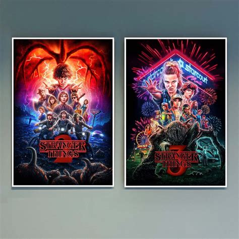 Stranger Things Posters Set สเตรนเจอร์ ธิงส์ โปสเตอร์เซต Ss1 3 Shopee Thailand