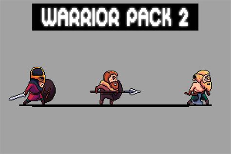 Warrior Sprite Sheets Pixel Art Pack Craftpix Net