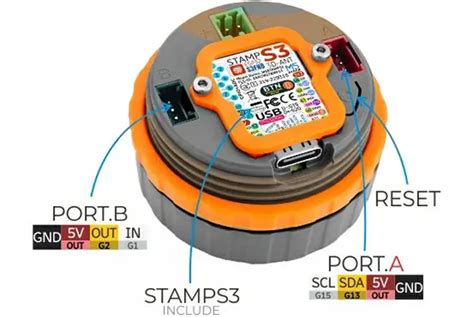 M5Stack ESP32 S3 Smart Rotary Knob W 1 28 Inch Round Touch Screen