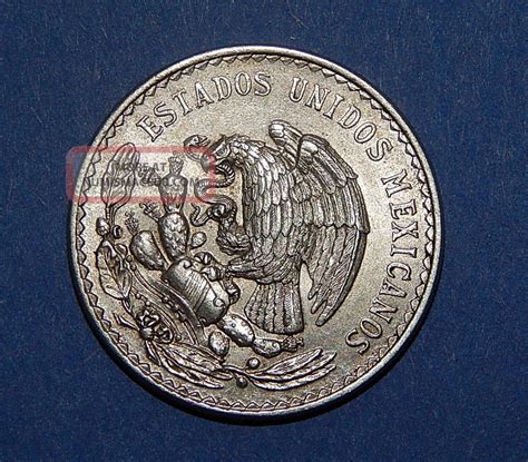 Silver Coin Mexican Un Peso Old Jose Maria Morelos Silver Round