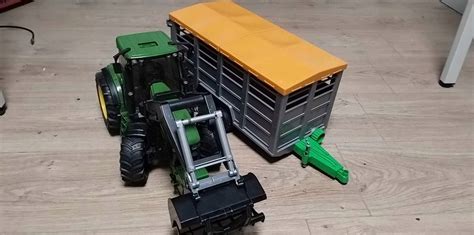 Traktor Bruder John Deere Z Adowaczem U Przyczepa Euro Mix