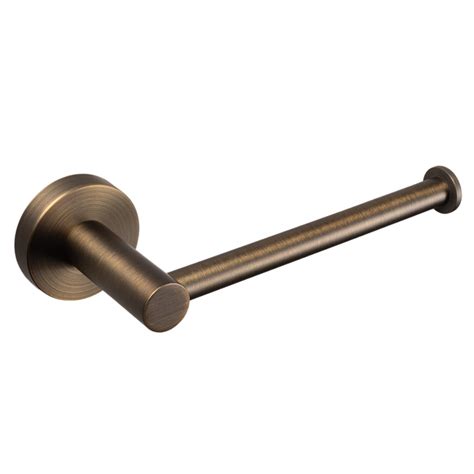 Farina Toilet Roll Holder Brushed Vintage Antique Brass Buildmat