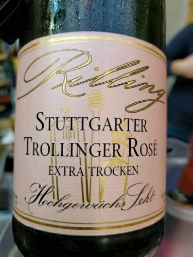 Ludwig Rilling Stuttgarter Trollinger Ros Extra Trocken Vivino