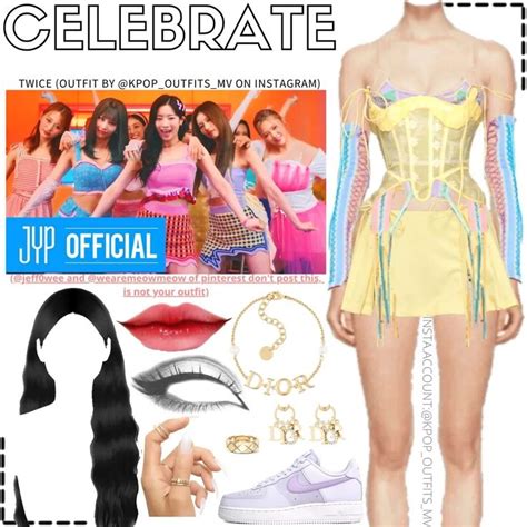 TWICE - CELEBRATE MV INSPIRED OUTFIT 1 (@KPOP_OUTFITS_MV ON INSTAGRAM ...