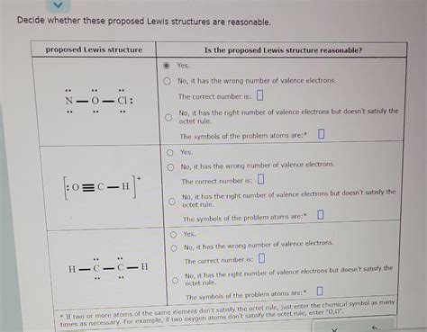 Solved Decide Whether These Proposed Lewis Structures Are Chegg