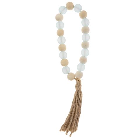 Coastal Acrylic Beads With Tassel | Hobby Lobby | 2421105
