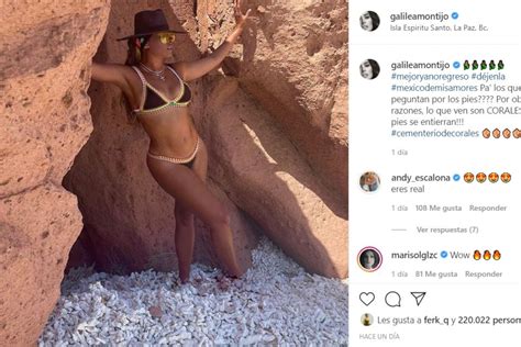 La Foto De Galilea Montijo En Bikini Por La Que Fue Criticada Infobae