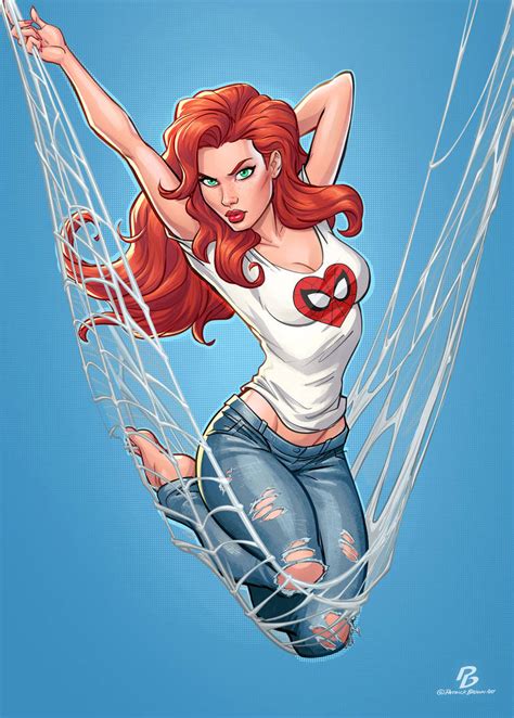 Mary Jane Watson By Patrickbrown On Deviantart