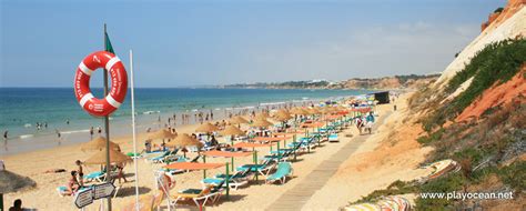 Praia Da Fal Sia A Oteias Nos Olhos De Gua Albufeira Portugal