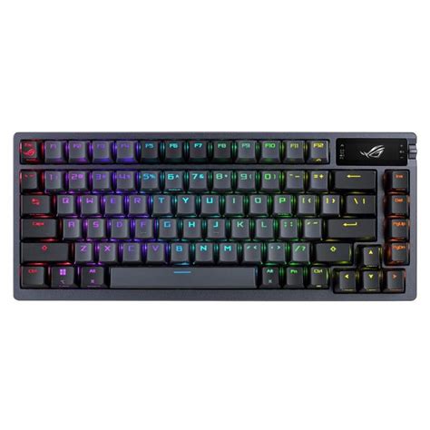 ASUS ROG Azoth 75 Wireless DIY Custom Gaming Keyboard With Hot Swappable Pre Lubed ROG NX Blue