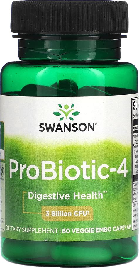 Swanson ProBiotic-4 | News, Reviews, & Prices at PricePlow