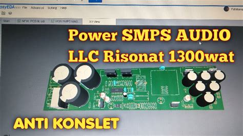 Saya Membuat Design Layout PCB Psu Smps 1300wat Untuk Audio Sendiri