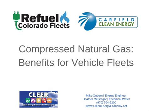 (PDF) Compressed Natural Gas: Benefits for Vehicle Fleets · Compressed ...