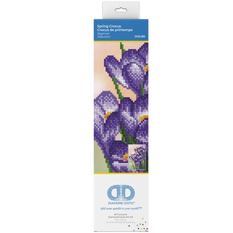 Diamond Dotz Diamond Painting Kit - Spring Crocus | BIG W