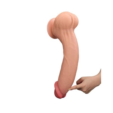 Realistische Dildo Sliding Skin 36 Cm Huidskleur Kopen Bij Sextoyland