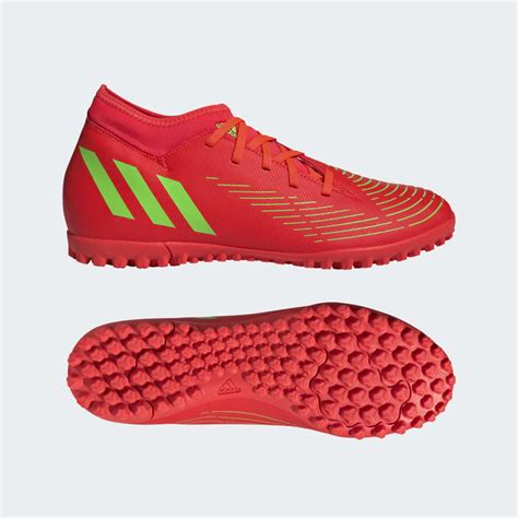 adidas Calzado de Fútbol Predator Edge 4 Pasto Sintético Naranja