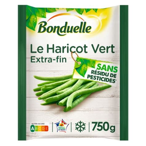 Haricots verts extra fins sans résidu de pesticides BONDUELLE le