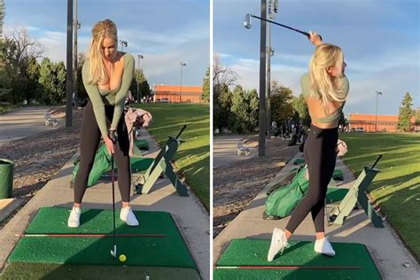 Paige Spiranac Golf Cart