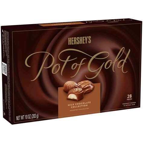 Hersheys Pot Of Gold Milk Chocolate Collection Assorted Chocolates 10