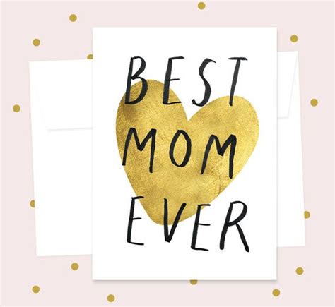 Best Mom Ever Mothers Day Card