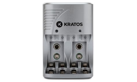 Kratos Power Rapid Travel Charger With Aa Nimh Rechargeable Batteries