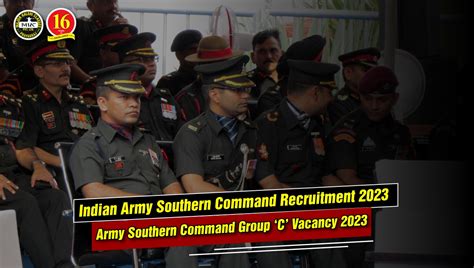 Army HQ Southern Command Recruitment 2023 Indian Army Exam