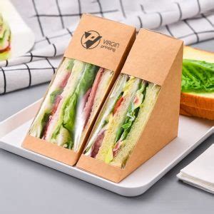 Kraft Sandwich Boxes VirginPackaging