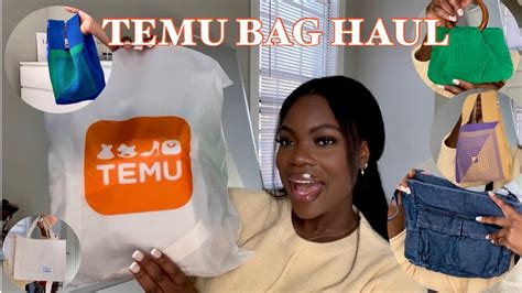 Huge Temu Bag Haul Spring Y K Corduroy Etc Youtube