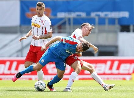 SSV Jahn Regensburg Vs Holstein Kiel Germany 16 May 2020 Stock