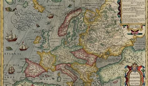 Ancient Maps Of Europe Map Of Europe by Jodocus Hondius 1630 the Map ...