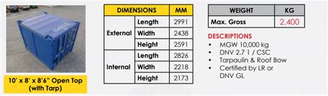 Open Top Tradecorp Offshore DNV