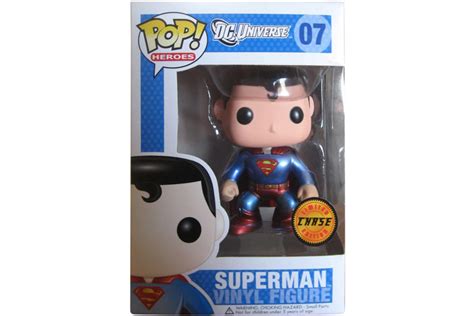 Funko Pop Dc Universe Superman Chase Metallic Figure 07 Kr