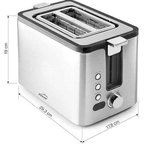 Toaster Aus Edelstahl Breite Schlitze Schlitzma E X Cm