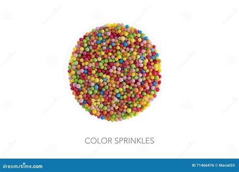 Food Circle Round Colorful Sprinkles Stock Photo Image Of Decorative