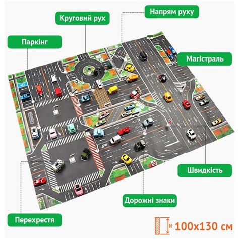 Коврики-дороги для машинок - ROZETKA | Купить игровой коврик Дорожное ...