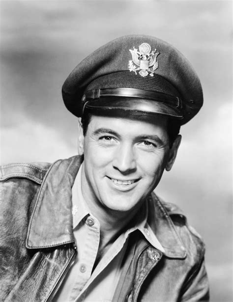 Publicity Still Of Rock Hudson In The Movie Battle Hymn