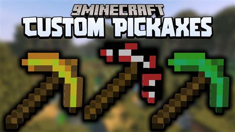 Minecraft Pickaxe Crafting All Kinds