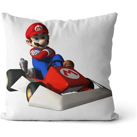 Housse de coussin décorative Super Mario Sports En coton En velours